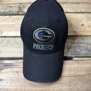 Greenbay Packers Hat, Black, OS
